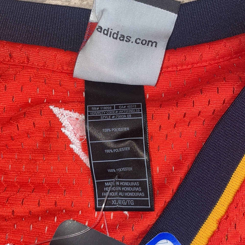 NWT Monta Ellis Warriors Jersey Men XL
Stitch Adidas We Believe Orange NBA - Picture 9 of 14